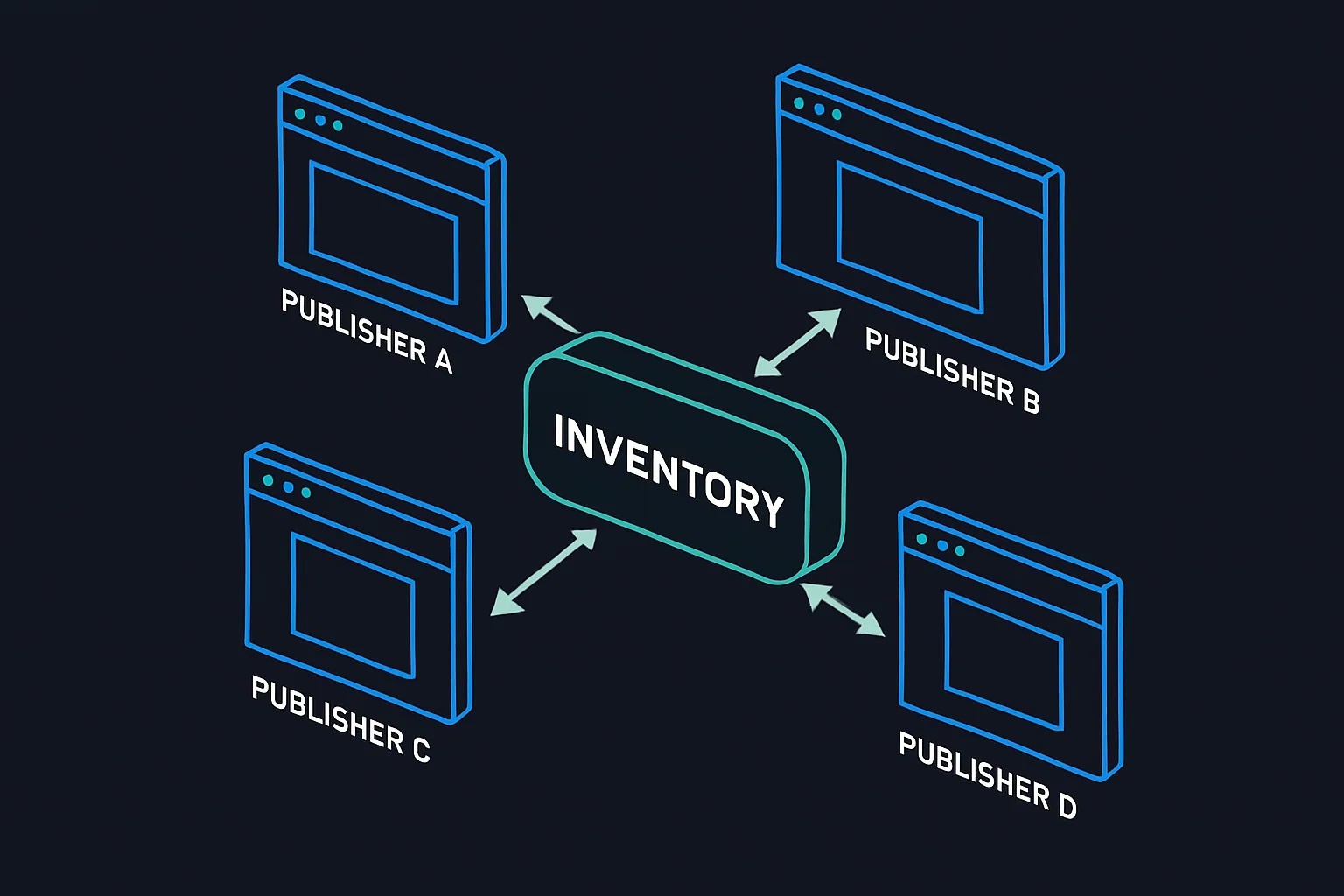 An example of inventory from different publishers